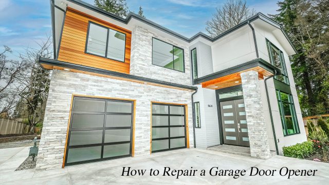 How to Repair a Garage Door Opener