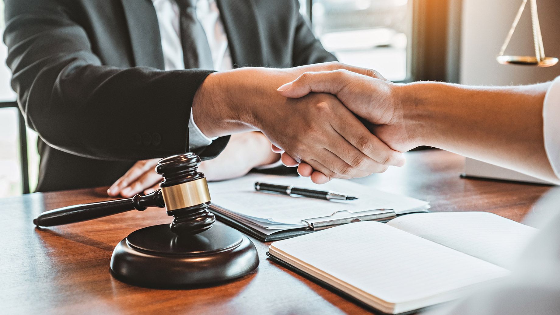 Real Estate Lawyer Handshake Deal