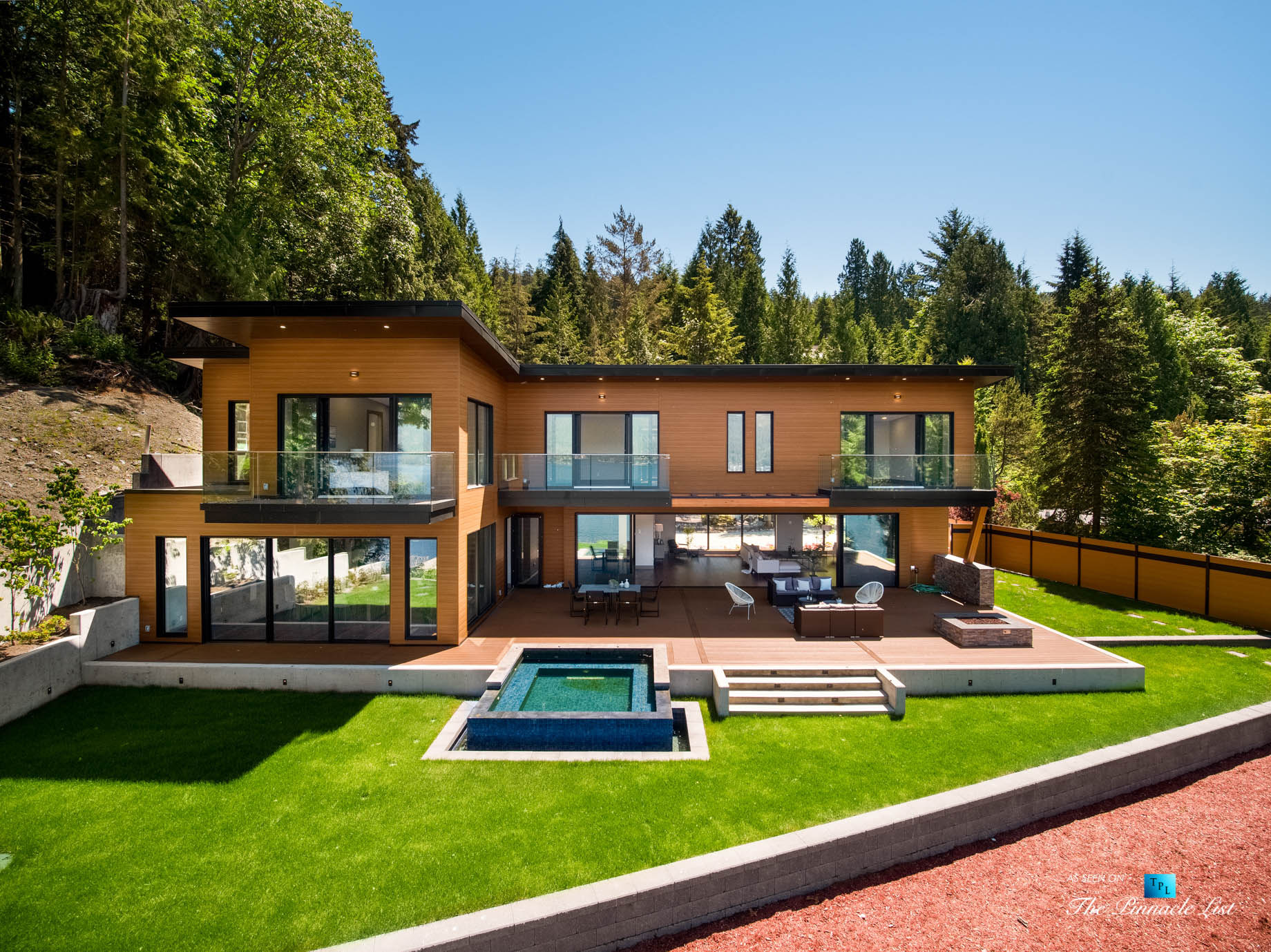 3350 Watson Rd, Belcarra, BC, Canada - Vancouver Luxury Real Estate - Rear Ocean View Deck