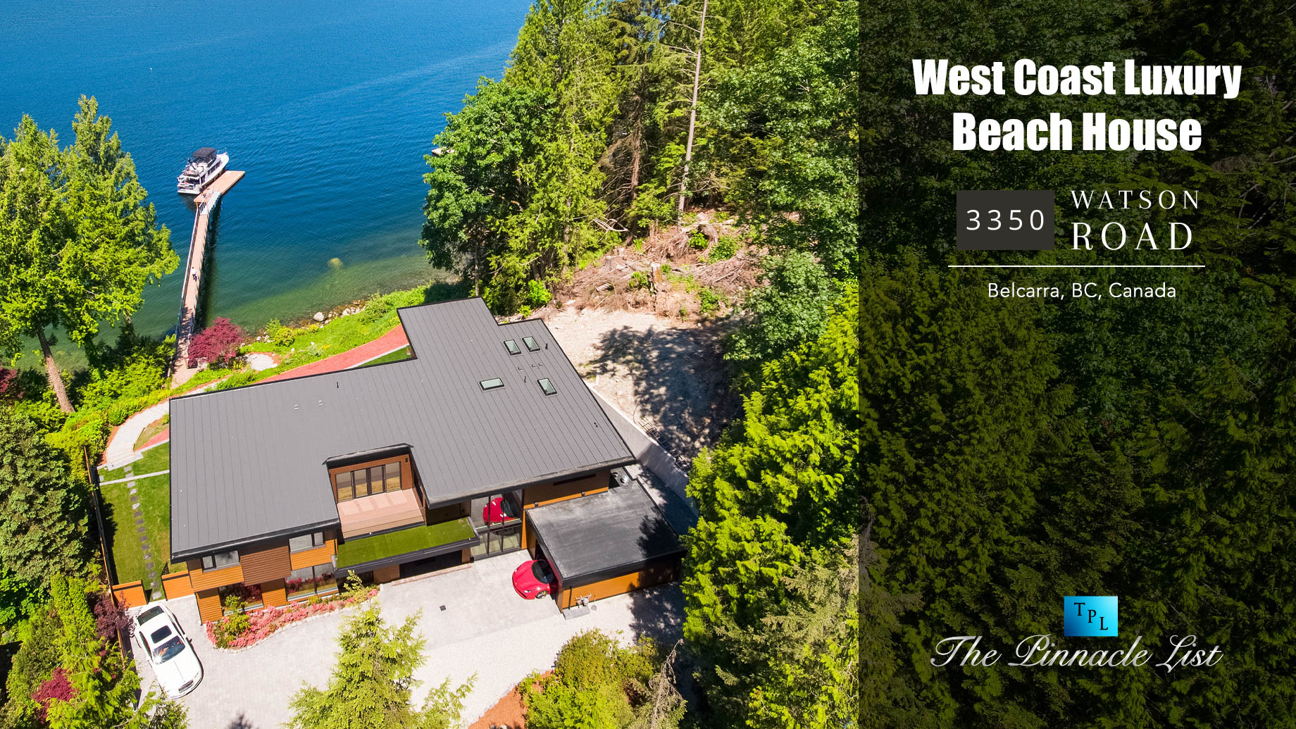 West Coast Luxury Beach House – 3350 Watson Rd, Belcarra, BC, Canada
