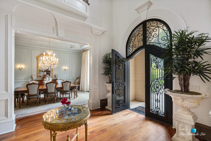 5705 Winterthur Ln, Sandy Springs, GA, USA - Atlanta Luxury Real Estate - Winterthur Estates Home - Foyer and Dining Room