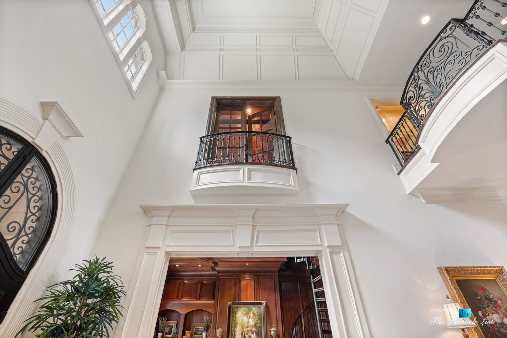 5705 Winterthur Ln, Sandy Springs, GA, USA - Atlanta Luxury Real Estate - Winterthur Estates Home - Foyer Second Floor Balcony