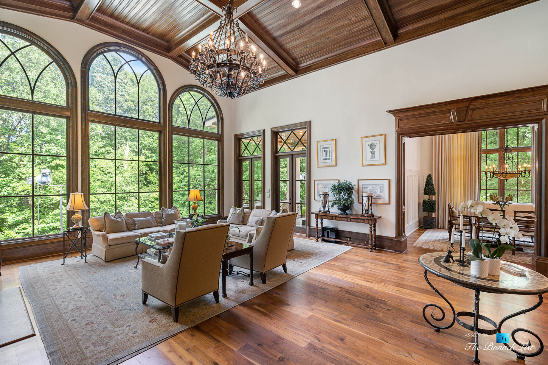 5705 Winterthur Ln, Sandy Springs, GA, USA - Atlanta Luxury Real Estate - Winterthur Estates Home - Living Room View