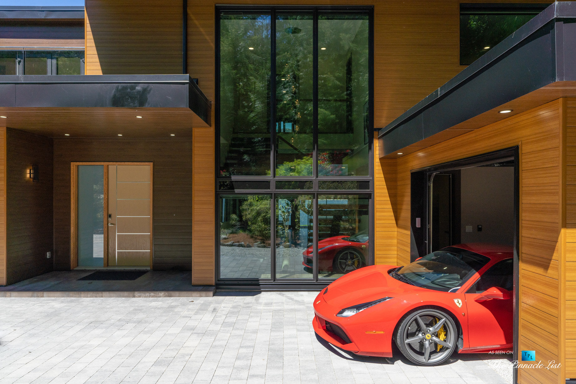 3350 Watson Rd, Belcarra, BC, Canada - Vancouver Luxury Real Estate - Modern Architectural Home with Red Ferrari