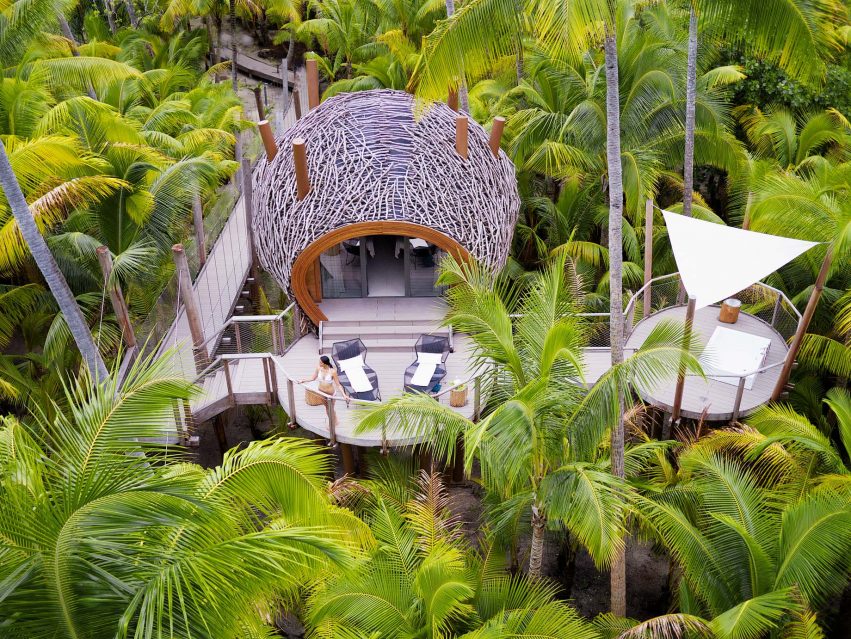 The Brando Luxury Resort - Tetiaroa Private Island, French Polynesia - Spa Aerial View