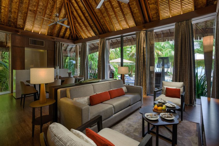 The Brando Luxury Resort - Tetiaroa Private Island, French Polynesia - 2 Bedroom Beachfront Villa Living Room