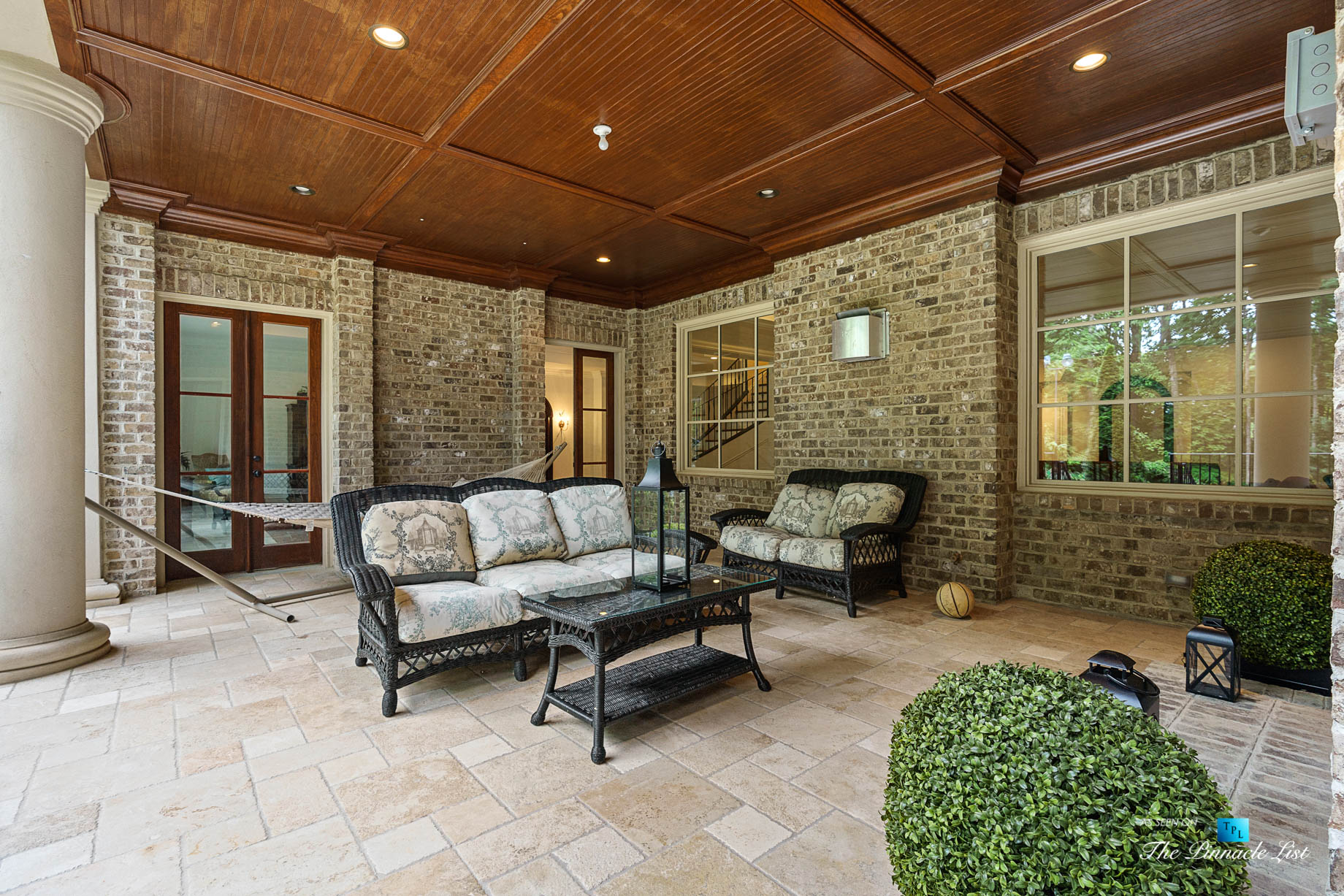 5705 Winterthur Ln, Sandy Springs, GA, USA – Atlanta Luxury Real Estate – Winterthur Estates Home – Covered Deck