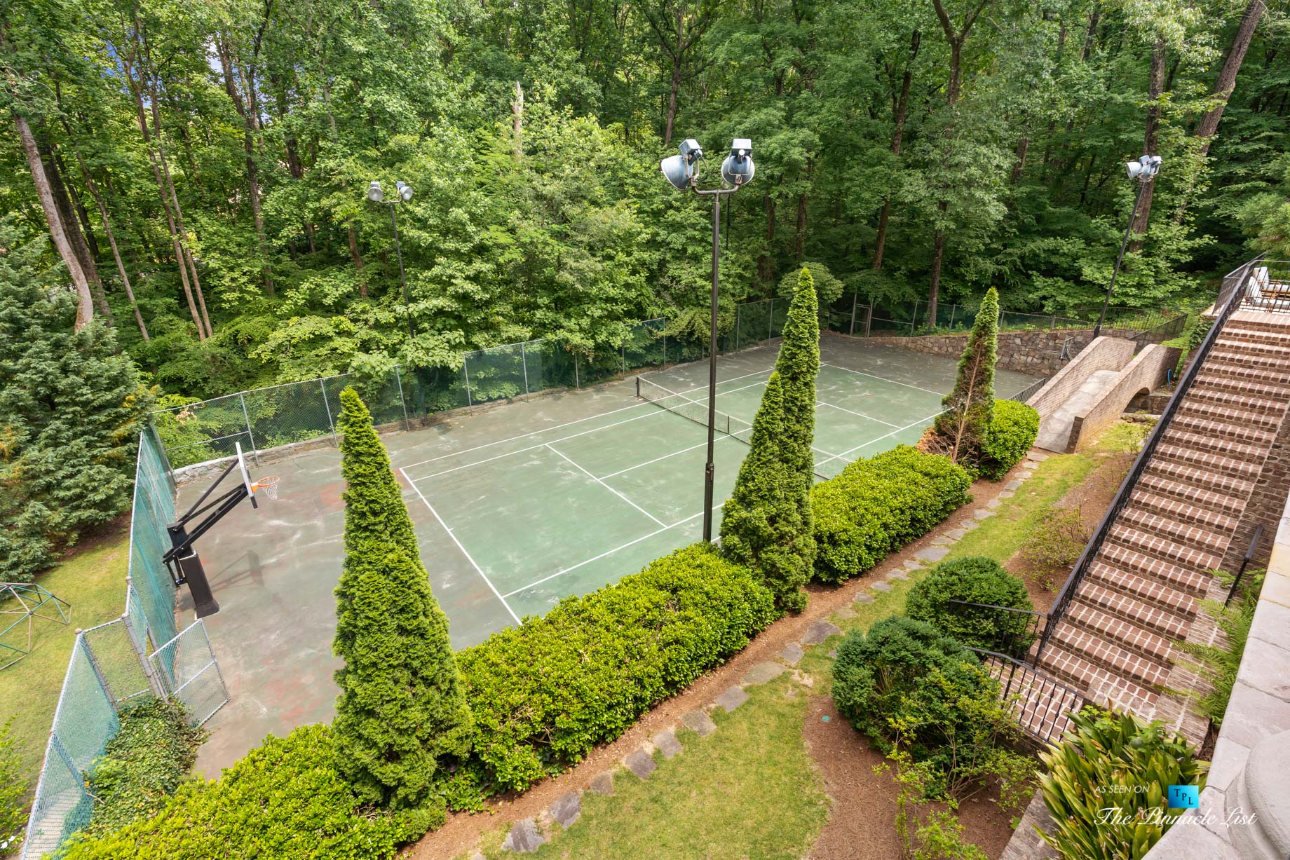 5705 Winterthur Ln, Sandy Springs, GA, USA – Atlanta Luxury Real Estate – Winterthur Estates Home – Tennis Court