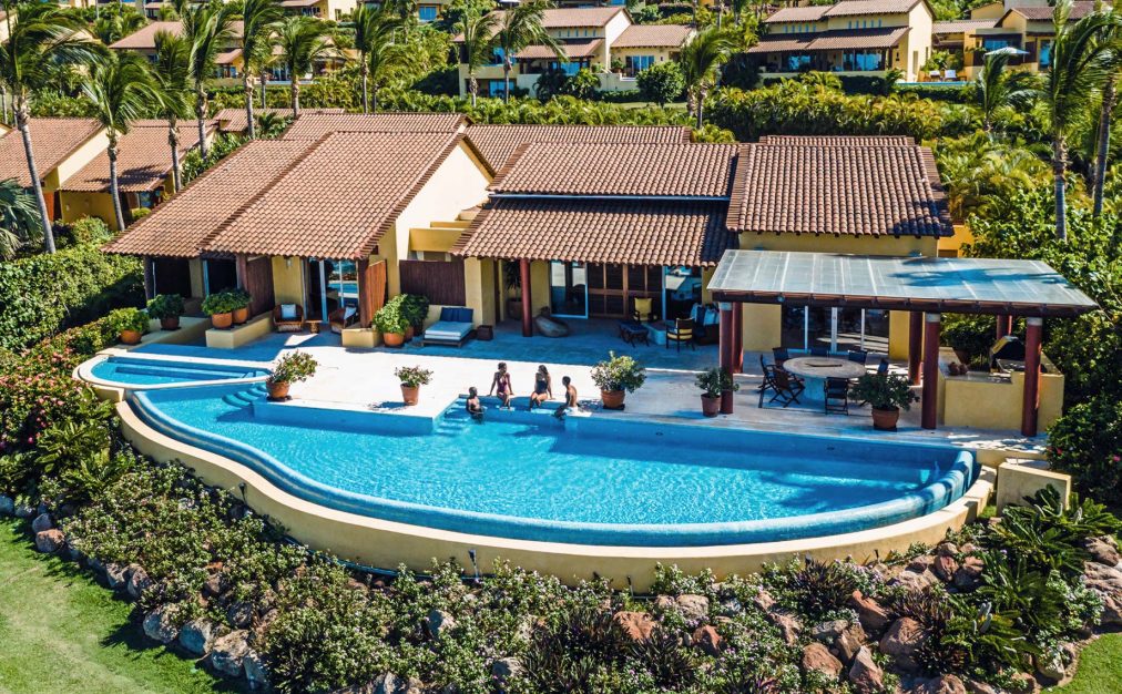 Four Seasons Luxury Resort Punta Mita - Nayarit, Mexico - Oceanfront Villa Aerial Pool View