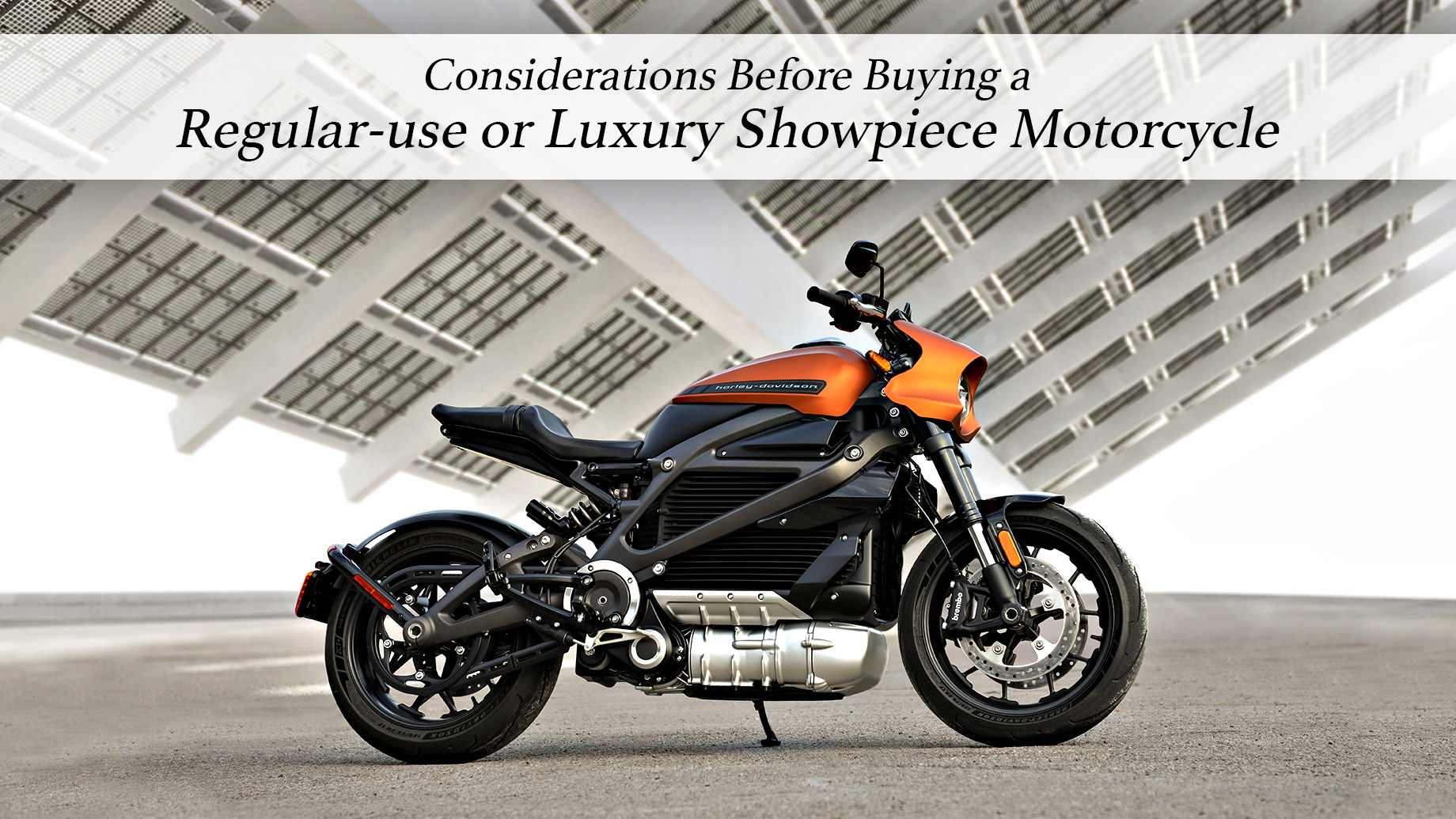 Motorcycle Tips – Considerations Before Buying a Regular-use or Luxury Showpiece Motorcycle