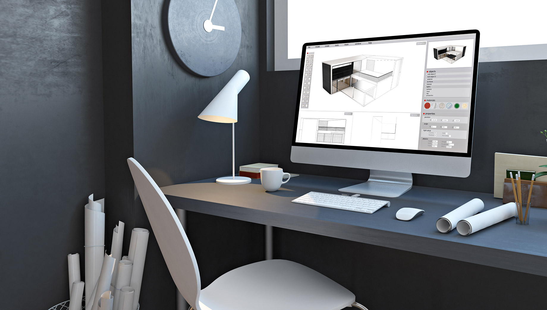 Home Design Software on iMac