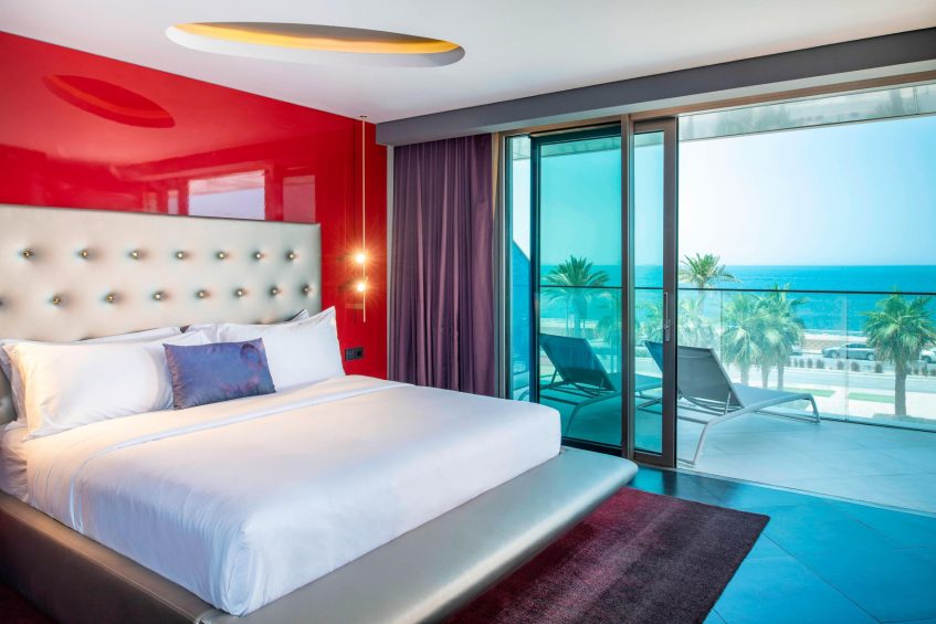 W Dubai The Palm Luxury Resort - Dubai, UAE - Cool Corner Suite Bedroom