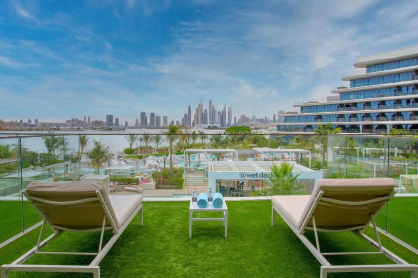 W Dubai The Palm Luxury Resort - Dubai, UAE - Spectacular Terrace Resort View