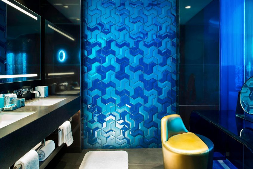 W Dubai The Palm Luxury Resort - Dubai, UAE - W Suite Bathroom