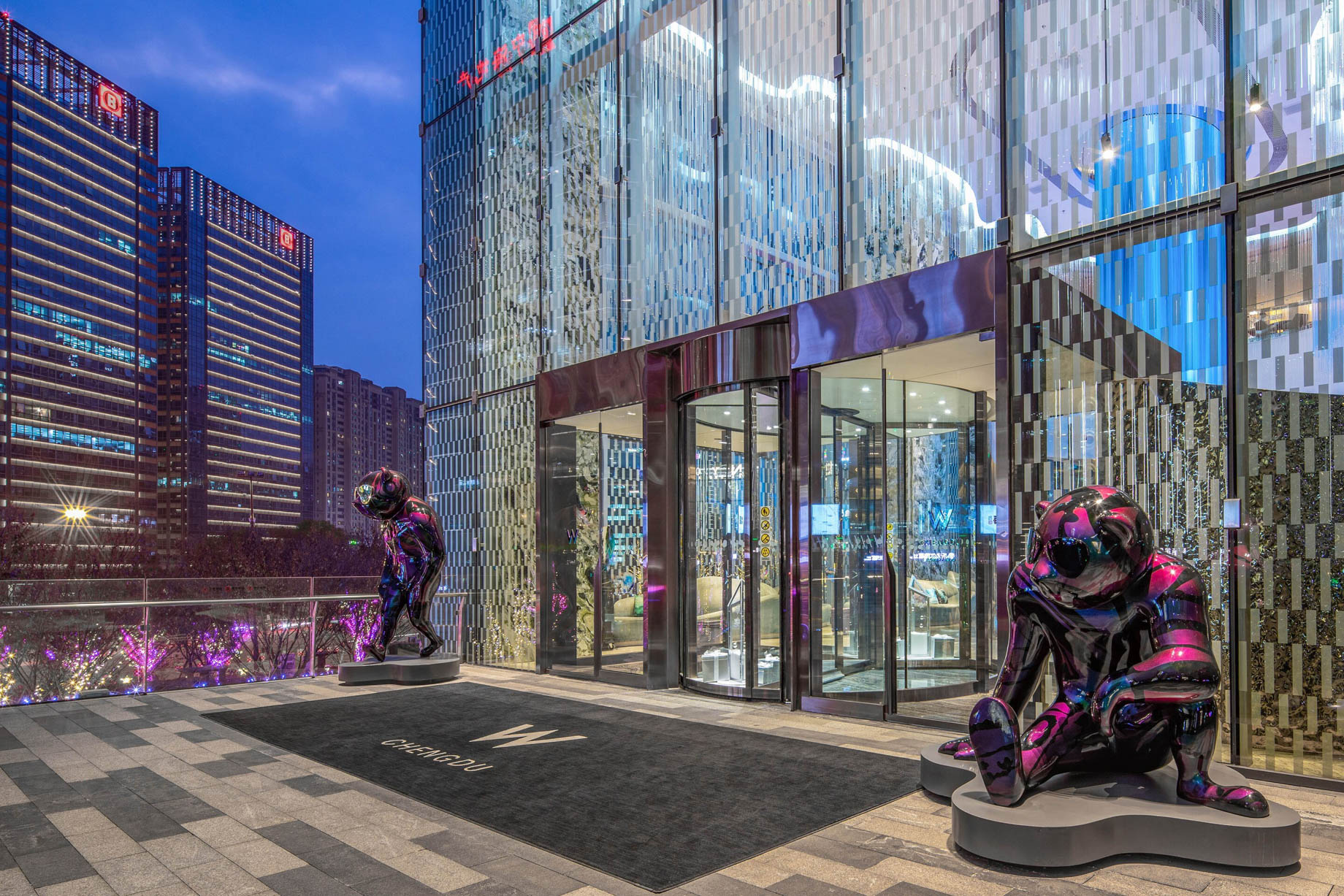 W Chengdu Luxury Hotel - Chengdu, China - Entrance