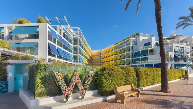 W Ibiza Luxury Hotel - Santa Eulalia del Rio, Spain - W Ibiza Boulevard Entrance