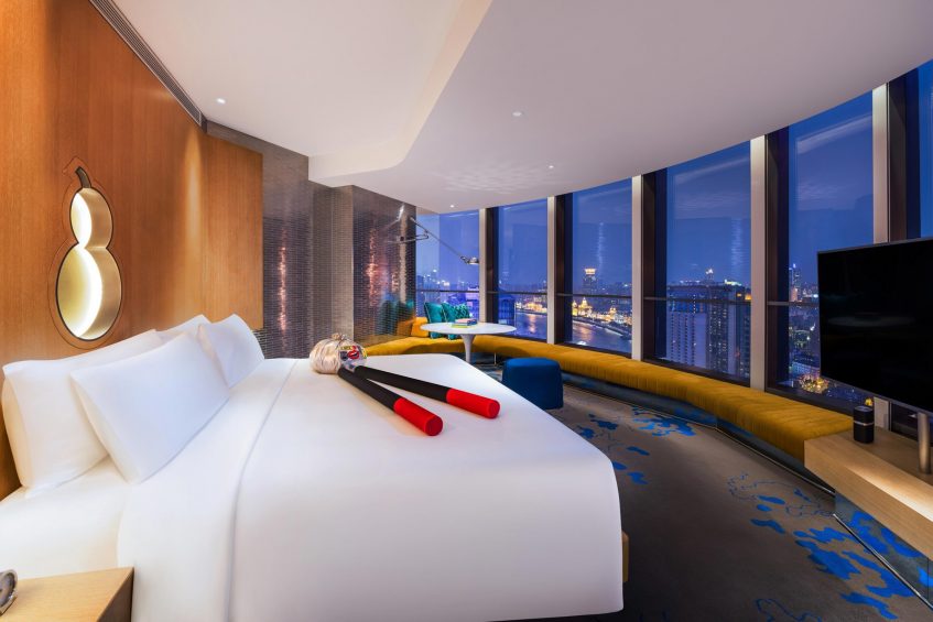 W Shanghai The Bund Luxury Hotel - Shanghai, China - Cool Corner Guest Room King