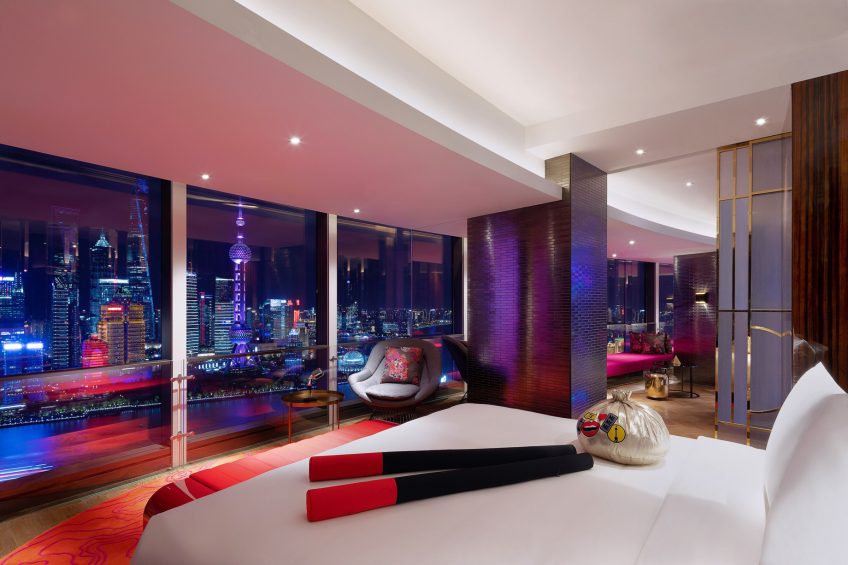 W Shanghai The Bund Luxury Hotel - Shanghai, China - Extreme Wow Suite King