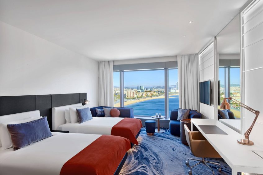 W Barcelona Luxury Hotel - Barcelona, Spain - Fabulous Guest Room Twin