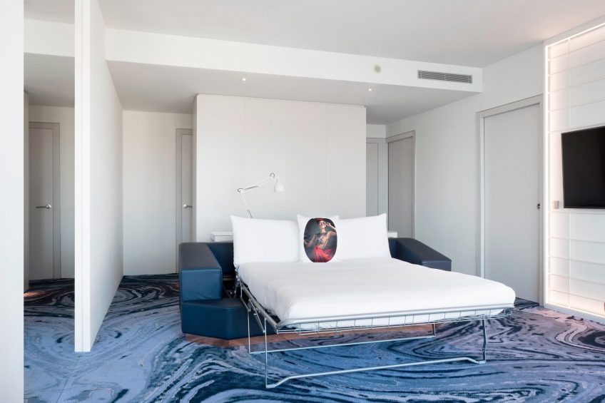 W Barcelona Luxury Hotel - Barcelona, Spain - Studio Suite Sofa Bed