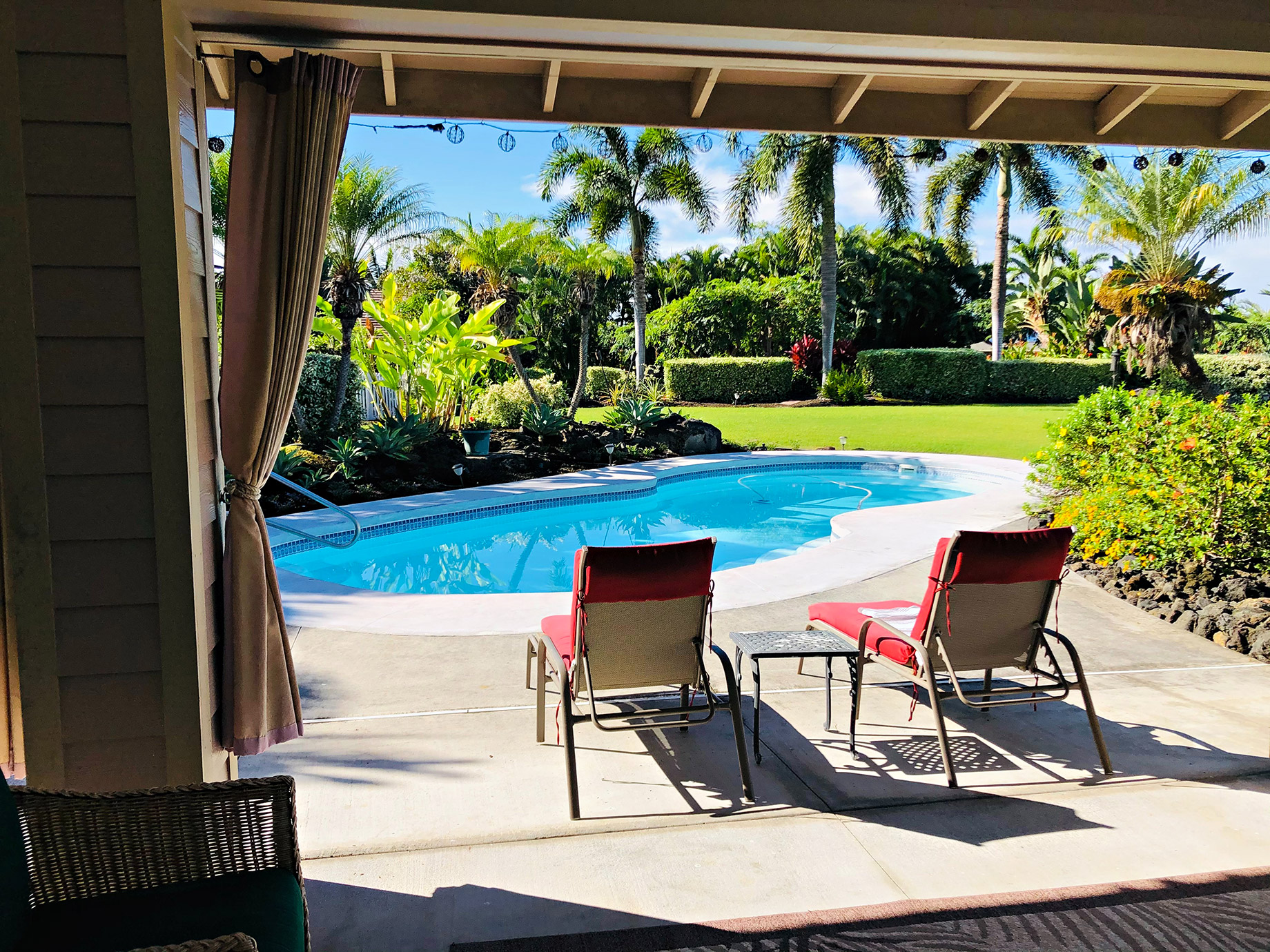 Concrete Patio and Pool