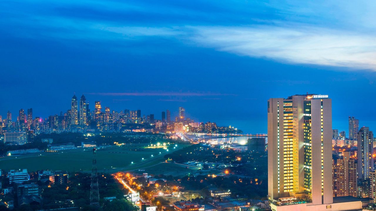 The St. Regis Mumbai Luxury Hotel - Mumbai, India - Hotel Exterior Night View