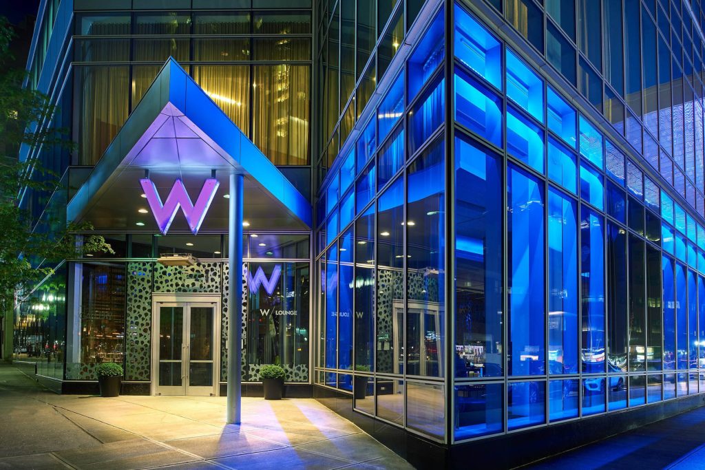 W Boston Luxury Hotel Boston, MA, USA Hotel Front Entrance The