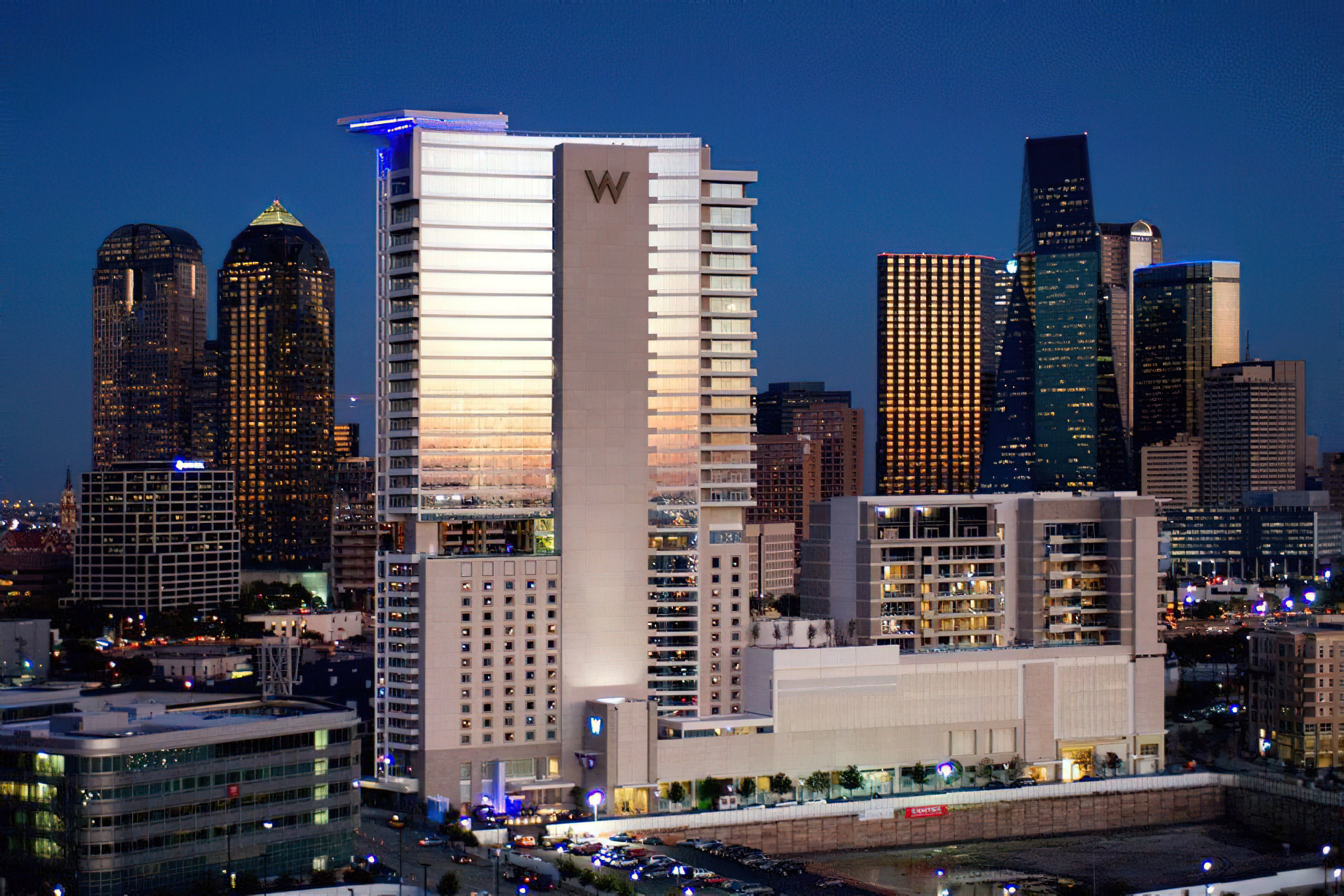 W Dallas Victory Luxury Hotel - Dallas, TX, USA - Hotel Exterior