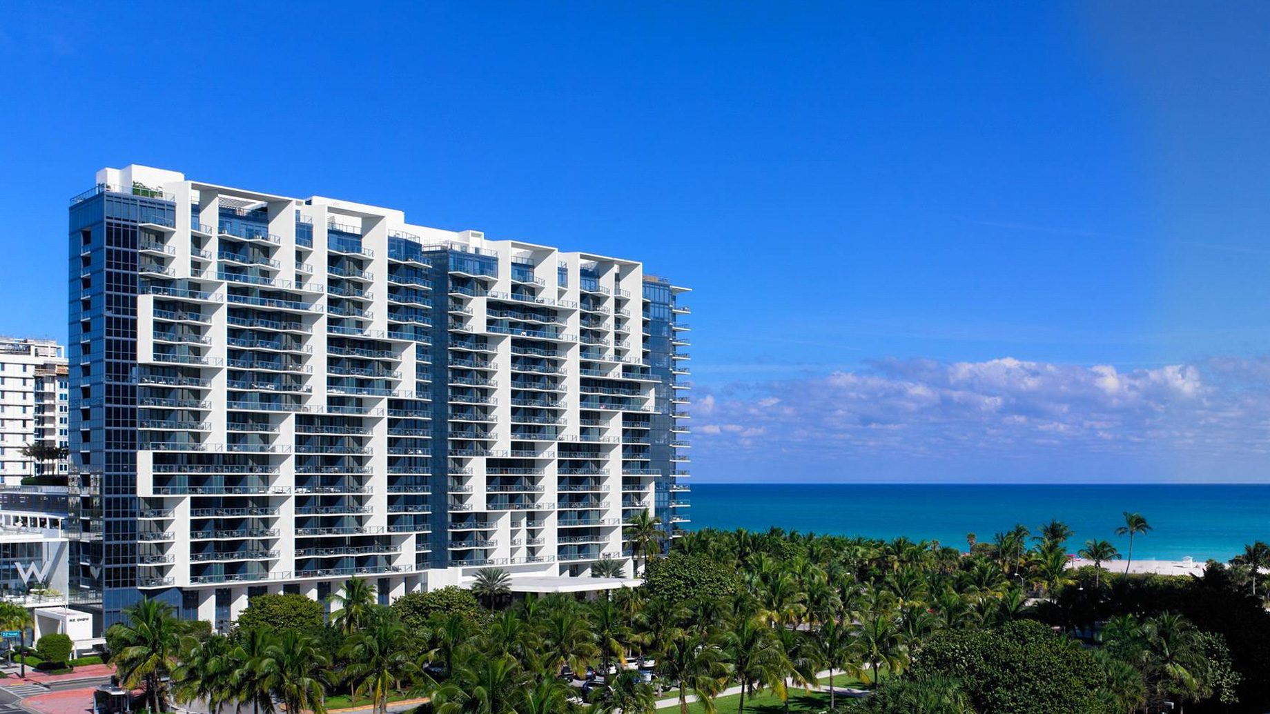 W South Beach Luxury Hotel – Miami Beach, FL, USA – W South Beach Exterior Ocean View