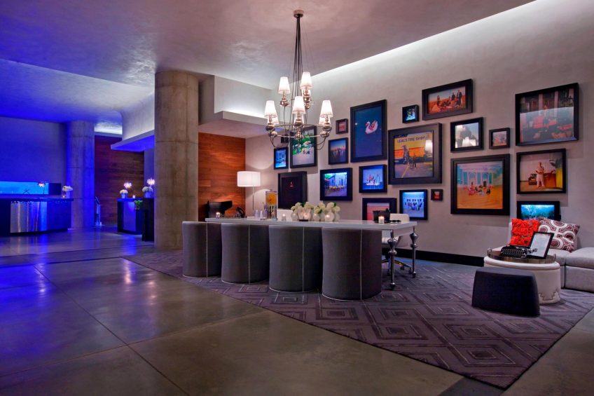 W Austin Luxury Hotel - Austin, TX, USA - Lobby Concierge Desk