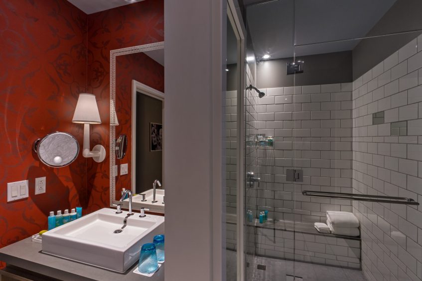 W Austin Luxury Hotel - Austin, TX, USA - E WOW 2nd Bathroom