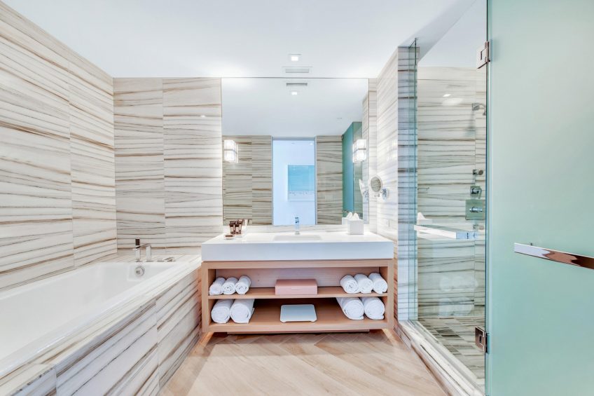 W South Beach Luxury Hotel - Miami Beach, FL, USA - Marvelous Suite Bathroom Vanity