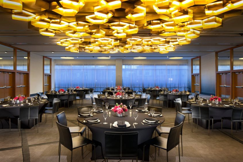 W Dallas Victory Luxury Hotel - Dallas, TX, USA - The Great Room Banquet Setup