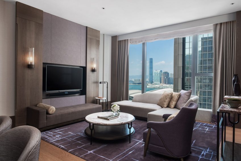 The St. Regis Hong Kong Luxury Hotel - Wan Chai, Hong Kong - Metropolitan Suite Living Room