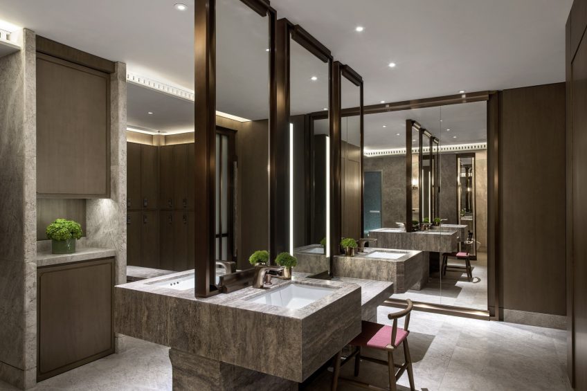 The St. Regis Hong Kong Luxury Hotel - Wan Chai, Hong Kong - The Athletic Club & Spa Dressing Room