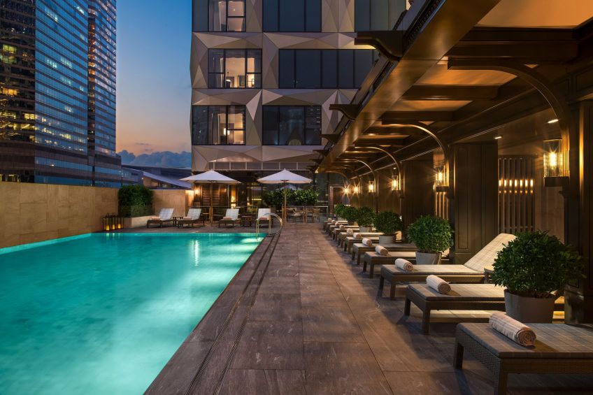 The St. Regis Hong Kong Luxury Hotel - Wan Chai, Hong Kong - The Verandah Pool & Bar