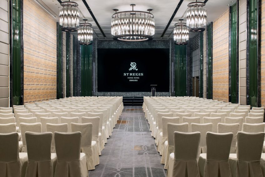 The St. Regis Hong Kong Luxury Hotel - Wan Chai, Hong Kong - Astor Ballroom Classroom Setup