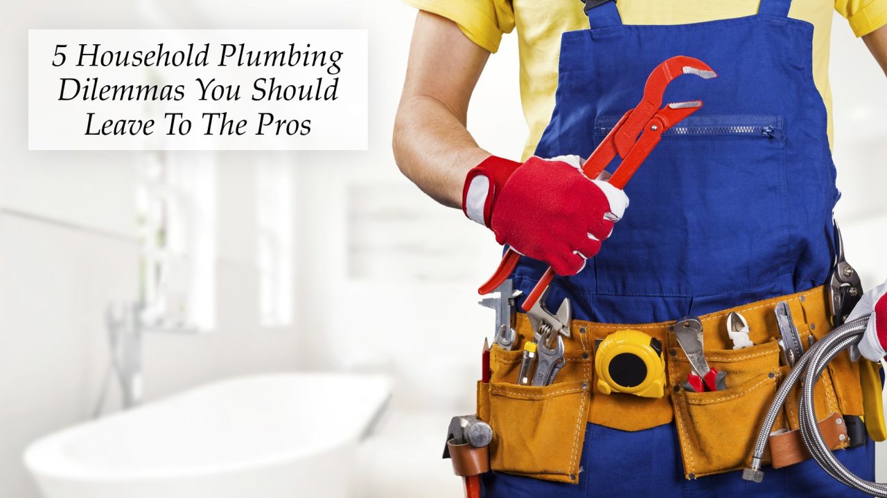5 Household Plumbing Dilemmas You Should Leave To The Pros
