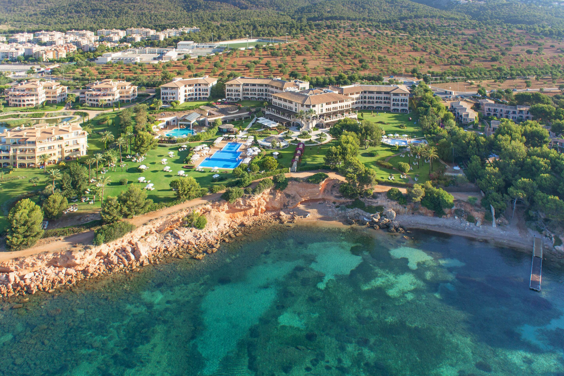 The St. Regis Mardavall Mallorca Luxury Resort - Palma de Mallorca, Spain - Resort Aerial View