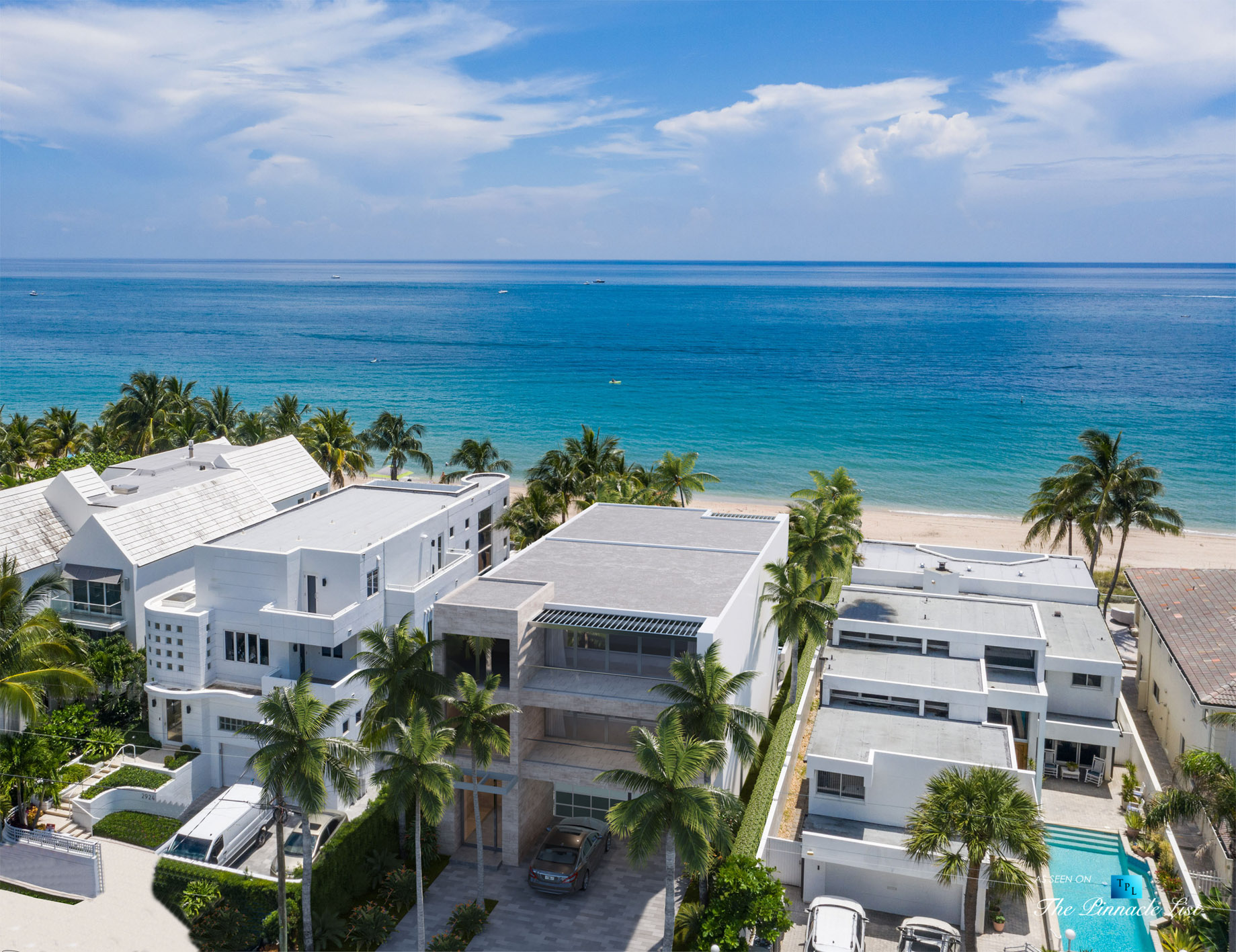 2920 N Atlantic Blvd, Fort Lauderdale, FL, USA – Oceanfront Lot – Luxury Home Artist Architectural Render