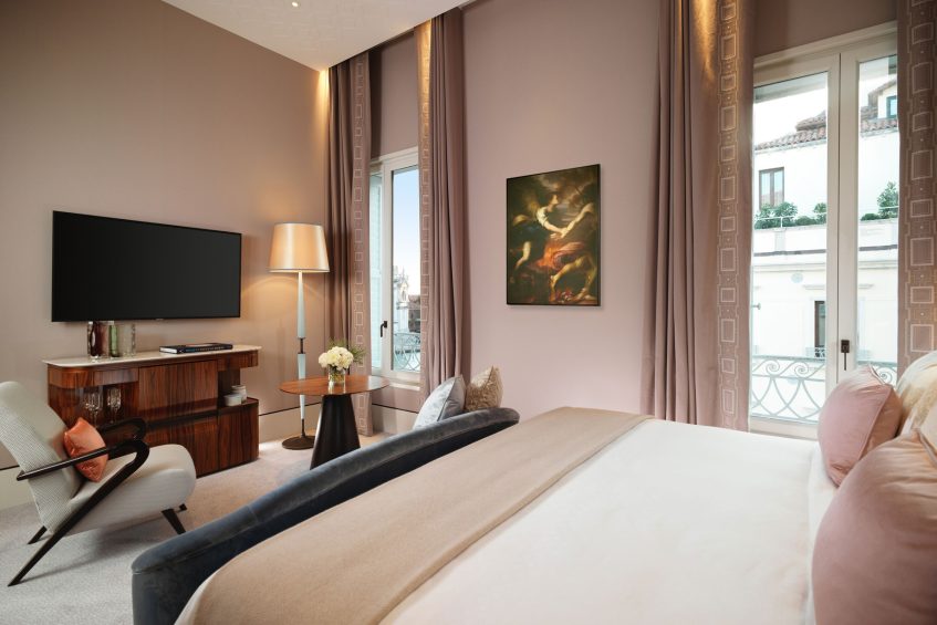 The St. Regis Venice Luxury Hotel - Venice, Italy - Canal Side View Guest Room Decor