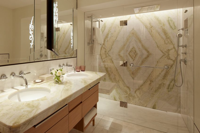 The St. Regis Venice Luxury Hotel - Venice, Italy - Penthouse Suite Marble Bathroom