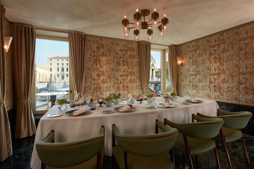 The St. Regis Venice Luxury Hotel - Venice, Italy - Monet Room Dining Table
