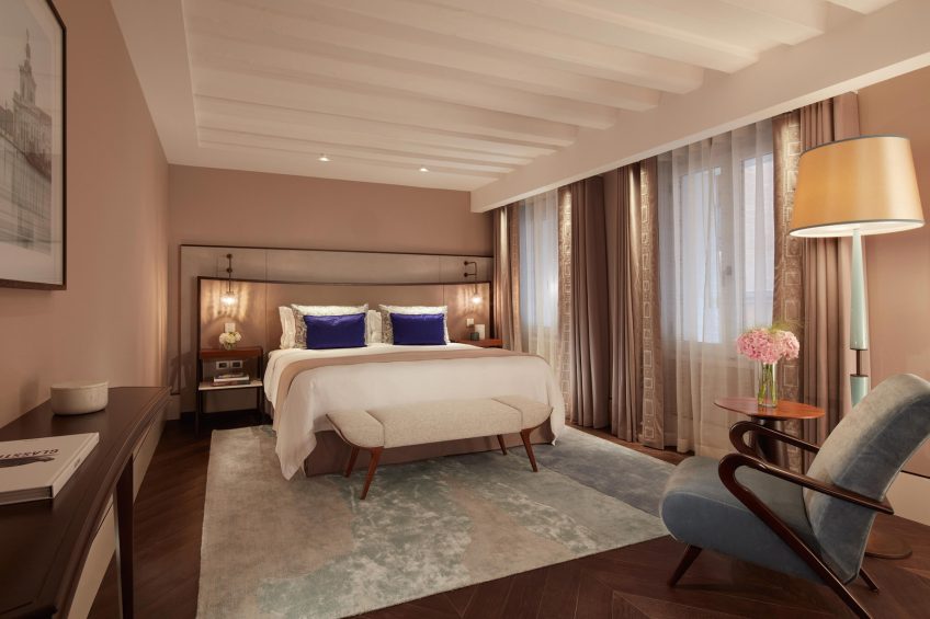 The St. Regis Venice Luxury Hotel - Venice, Italy - Monet Suite Bed