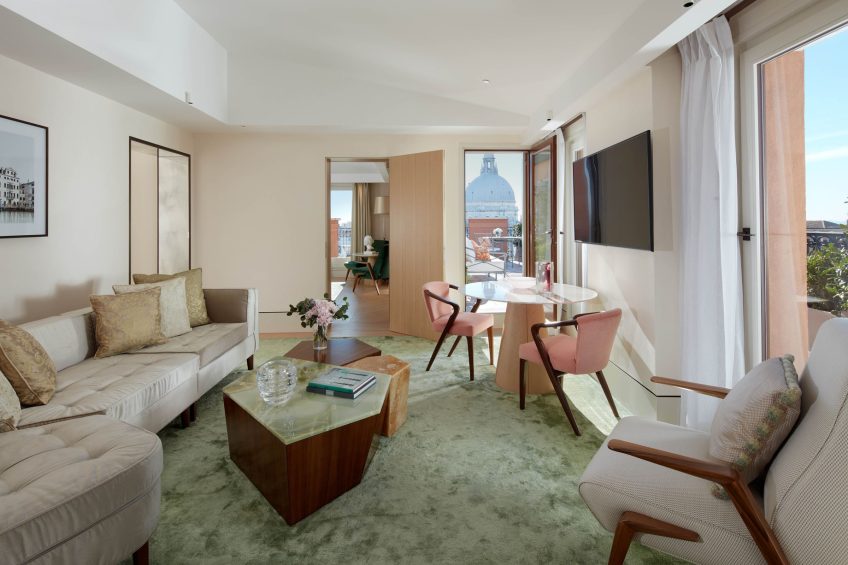 The St. Regis Venice Luxury Hotel - Venice, Italy - Penthouse Suite Living Room