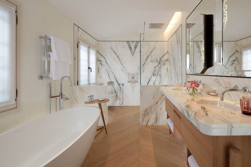 The St. Regis Venice Luxury Hotel - Venice, Italy - Penthouse Suite Master Bathroom