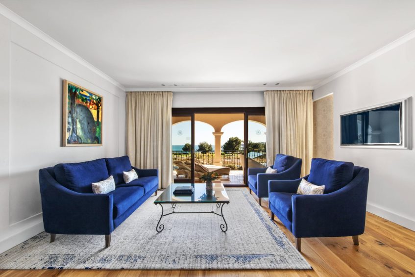 The St. Regis Mardavall Mallorca Luxury Resort - Palma de Mallorca, Spain - Ocean Two Suite Living Room