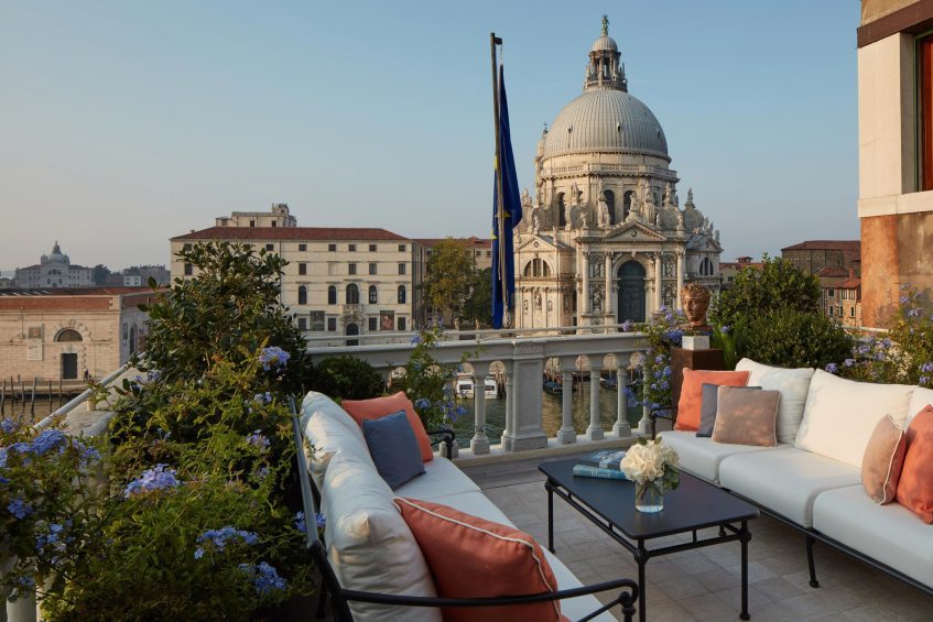 The St. Regis Venice Luxury Hotel - Venice, Italy - Terrace Grand Canal Suite at Dawn