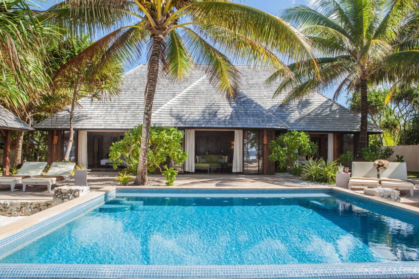 The St. Regis Bora Bora Resort - Bora Bora, French Polynesia - Reefside Royal Garden Two Bedroom Villa Exterior Pool_