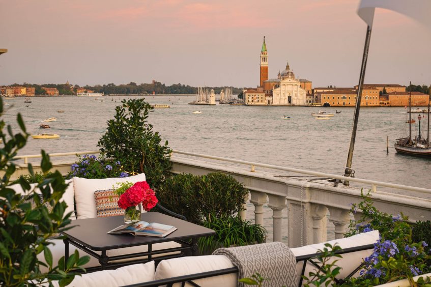 The St. Regis Venice Luxury Hotel - Venice, Italy - Terrace Grand Canal Suite Furnished Terrace